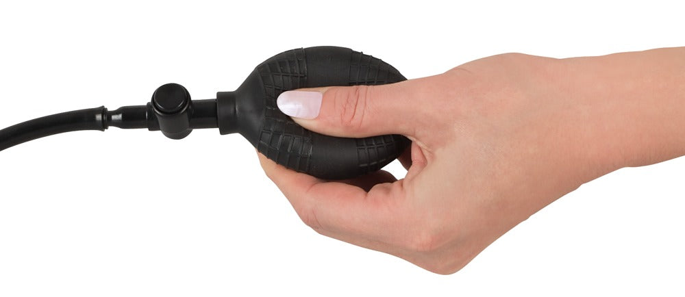 Fanny Hill's Butt Plug Black - Plug Anal Inflable con Vibración You2Toys