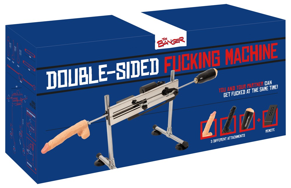 RC Double Side Fuck Machine The Banger - Máquina Sexual Eléctrica Doble