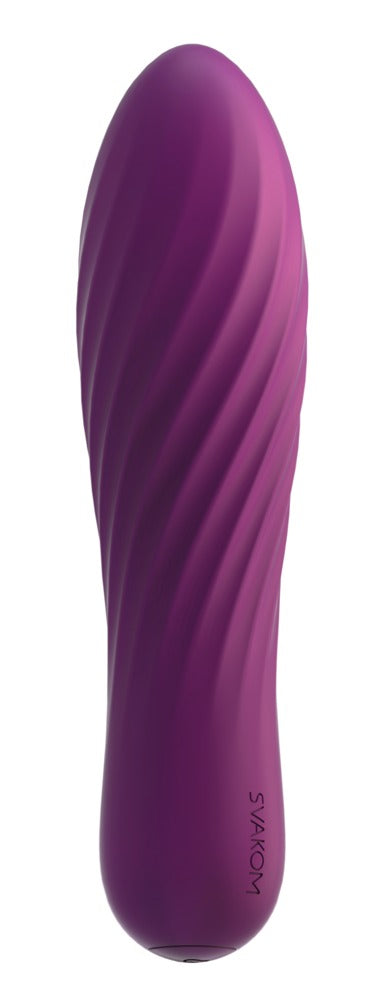 Tulip Violet - Minivirador Compacto de Silicona SVAKOM
