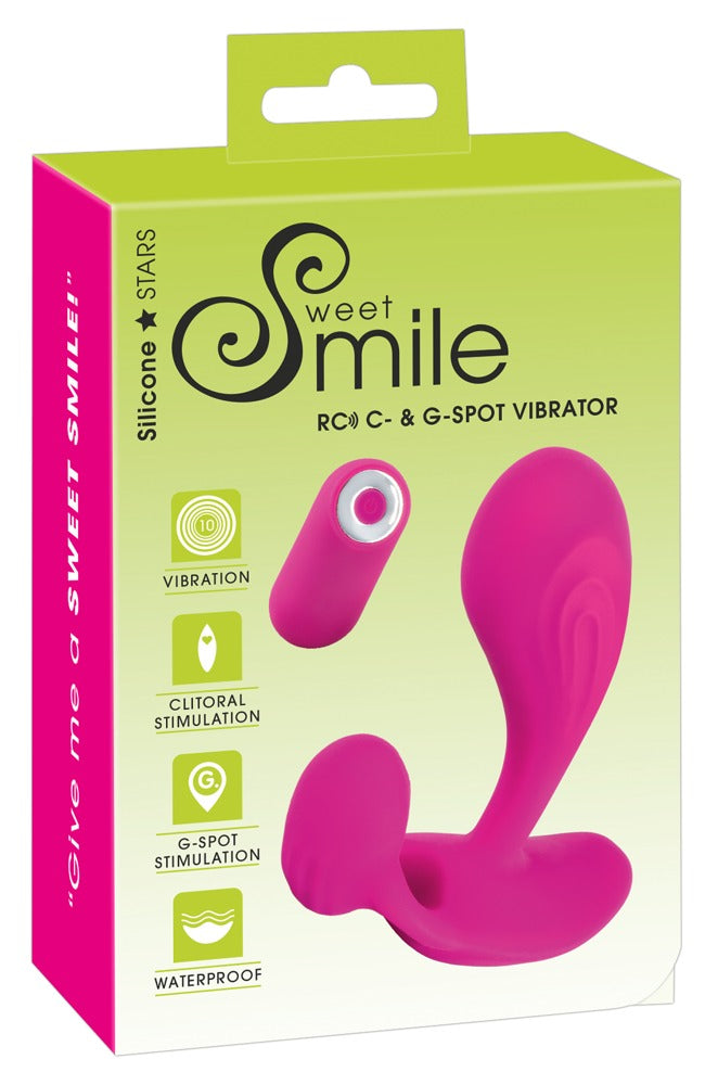 Sweet Smile RC C-&G-Spot Vibra - Vibrador Dual Point G y Clítoris