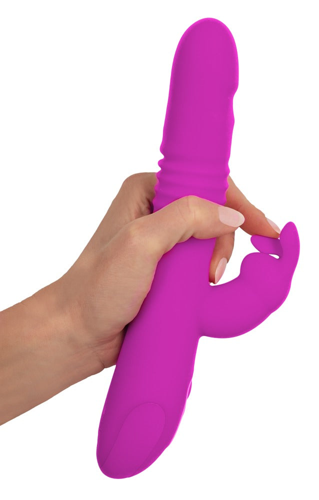 Sweet Smile Thrusting Pearl Rabbit Vibrador Clítoris con Rotación