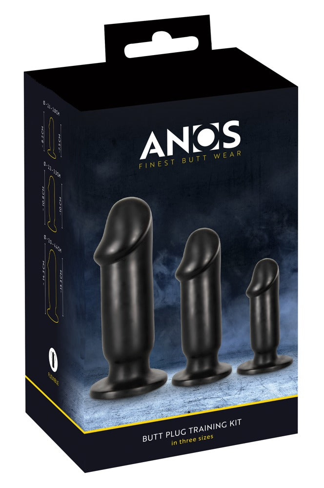 ANOS Butt Plug Training Kit - Set de 3 Plugs Anales Progresivos