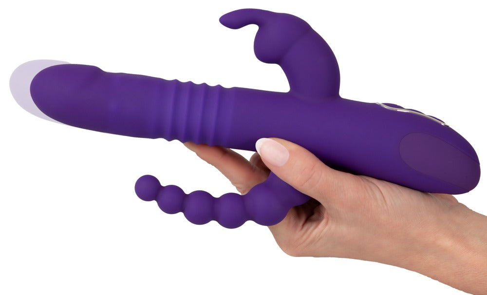 Sweet Smile Triple Thrusting V - Vibrador Punto G Triple Estimulación
