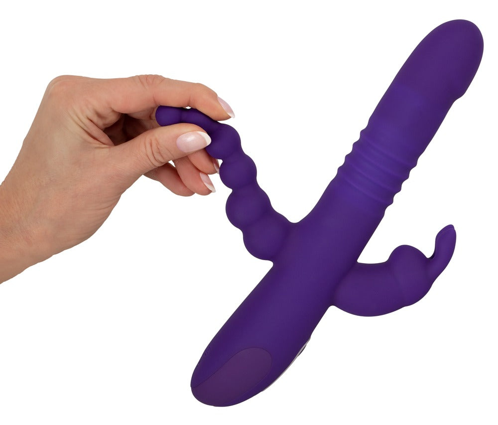 Sweet Smile Triple Thrusting V - Vibrador Punto G Triple Estimulación