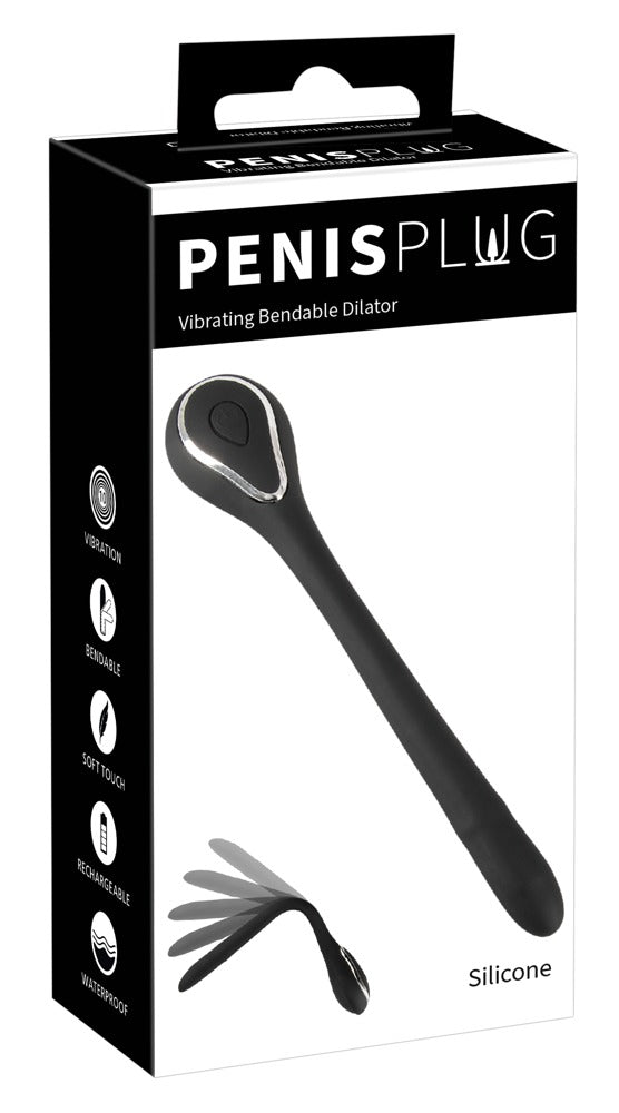 Penisplug Vibrating Bendible D - Estimulador Uretral con 10 Modos