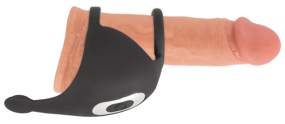Anillo para el pene Rebel con masajeador de testículos RC