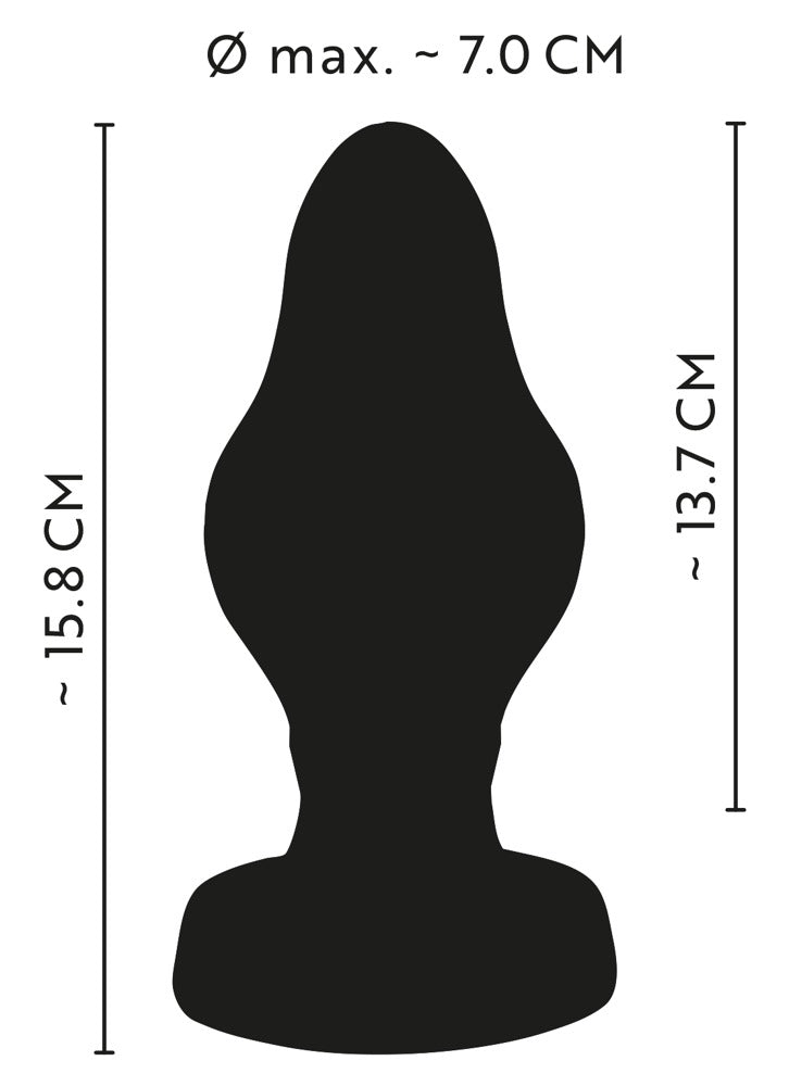 ANOS Super Soft Butt Plug 7 cm - Plug Anal de Silicona Suave