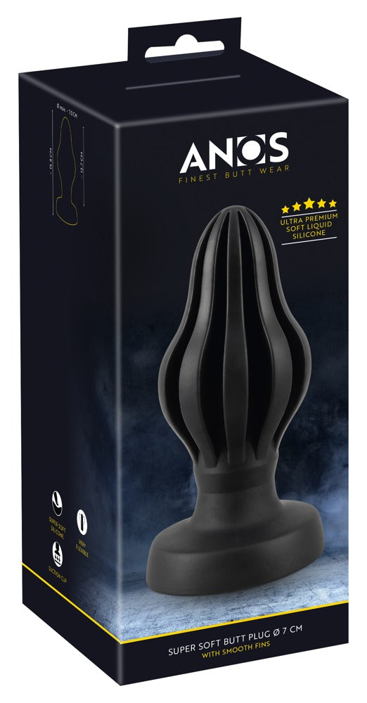 ANOS Super Soft Butt Plug 7 cm - Plug Anal de Silicona Suave