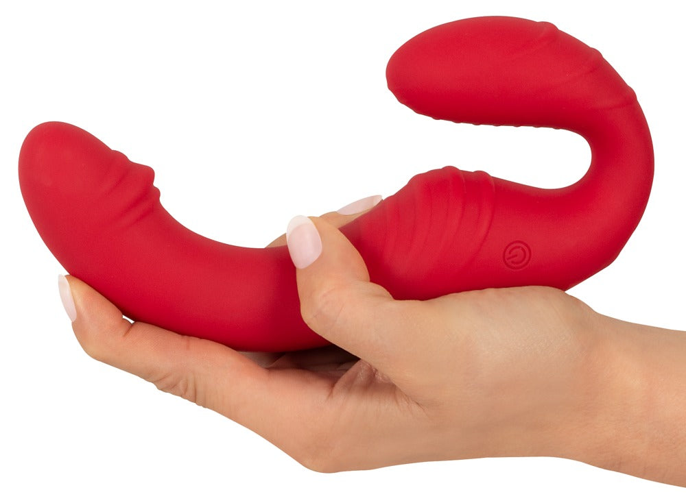 RC Strapless Strap-On 3 - Arnés Vibrador Inalámbrico con Control Remoto