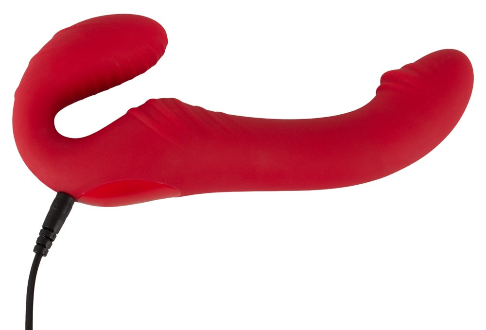 RC Strapless Strap-On 3 - Arnés Vibrador Inalámbrico con Control Remoto