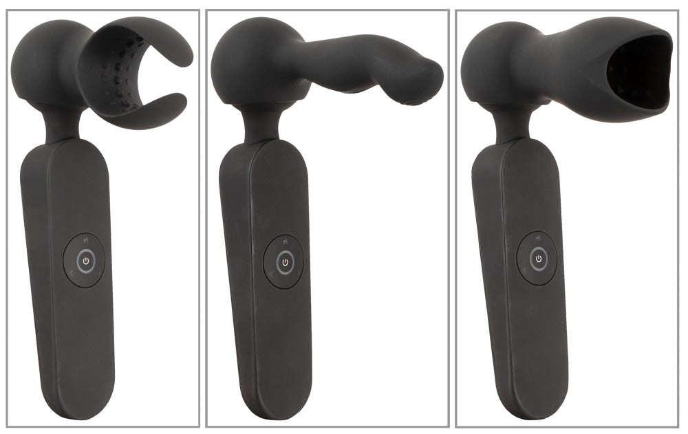 Couples Choice Wand Vibrator Recargable con 3 Accesorios