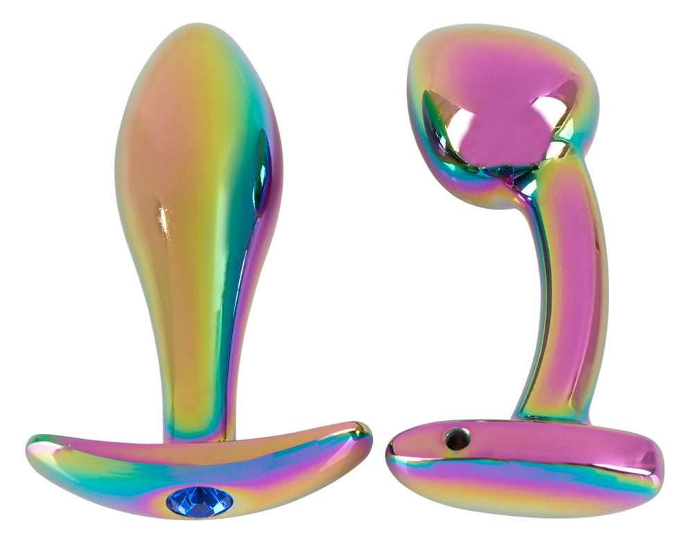 Juego de Plugs Anales Metálicos Arco Iris ANOS - 2 Piezas