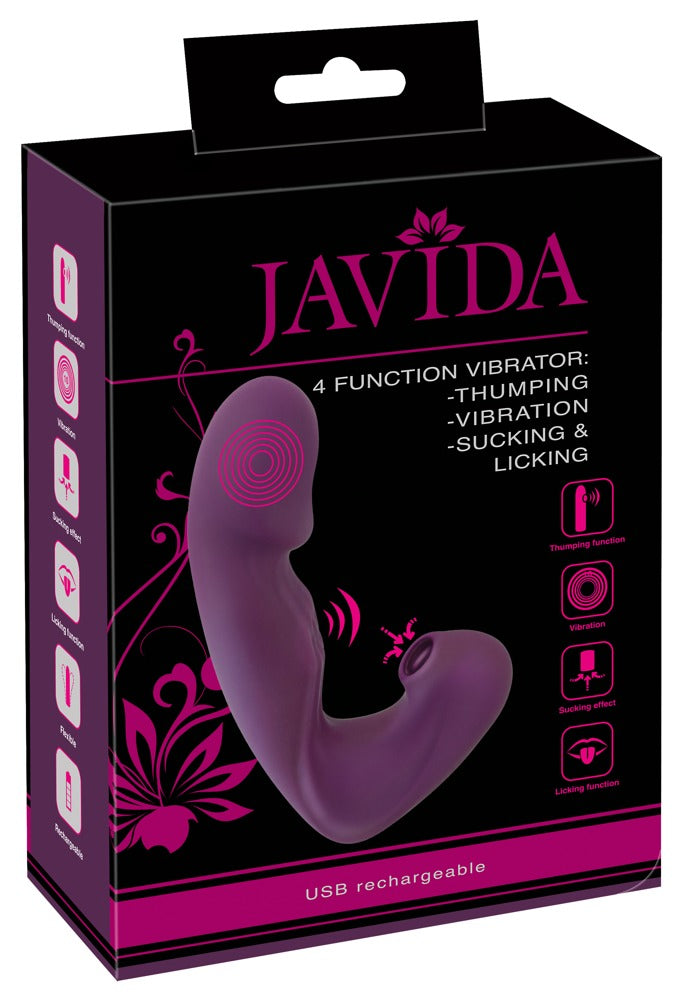 Javida 4 Function Vibrator - Estimulador Punto G y Clítoris