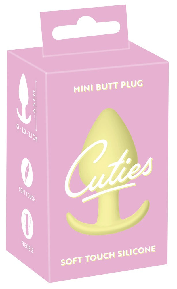 Cuties Plugs Yellow - Mini Plug Anal de Silicona