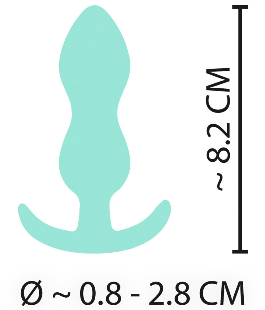 Cuties Plugs Green - Mini Plug Anal de Silicona Suave
