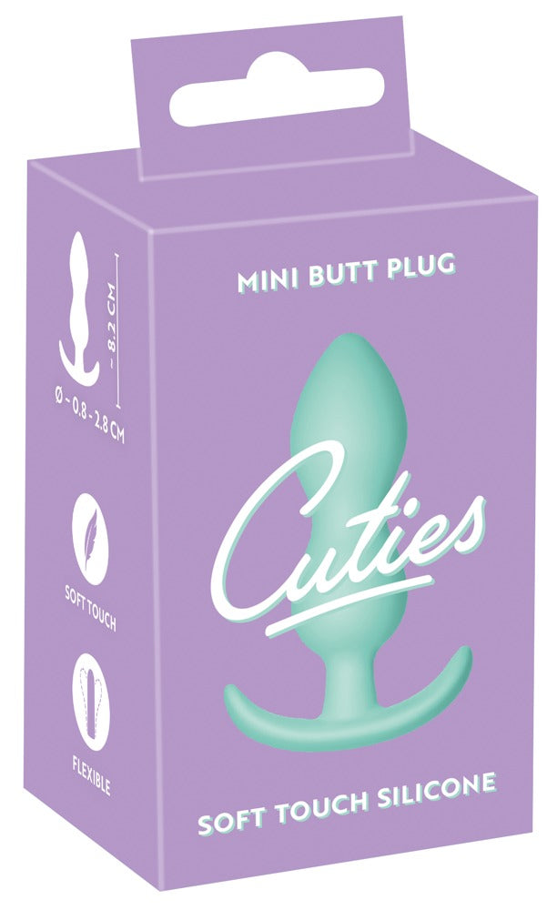 Cuties Plugs Green - Mini Plug Anal de Silicona Suave
