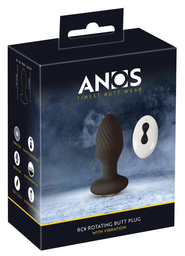 ANOS Rotating Butt Plug - Plug Anal Giratorio con Control Remoto