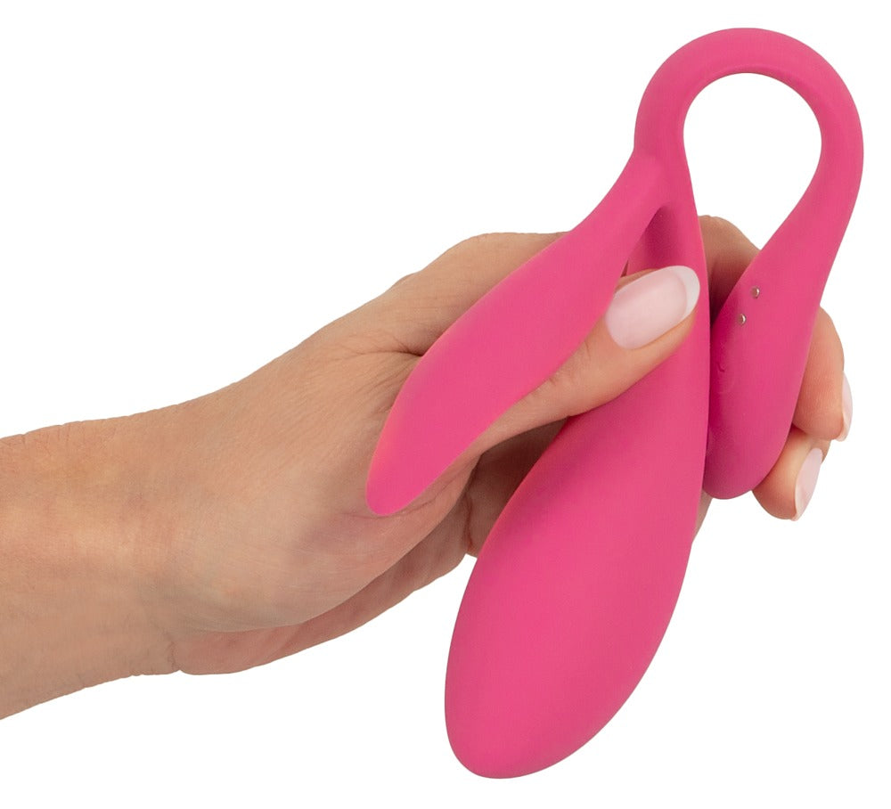 Sweet Smile RC Double Pleasure - Huevo Vibrador Dual con Mando a Distancia