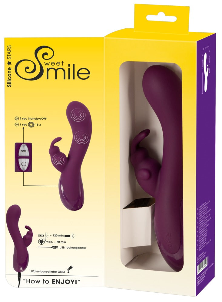 Sweet Smile G-Spot Rabbit Vibrador - 15 Modos de Vibración