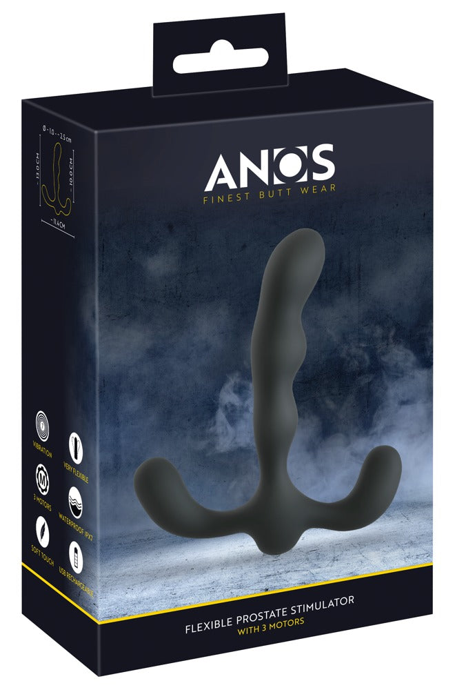 ANOS 3 Motor Prostate Plug - Estimulador Anal Triple Estimulación