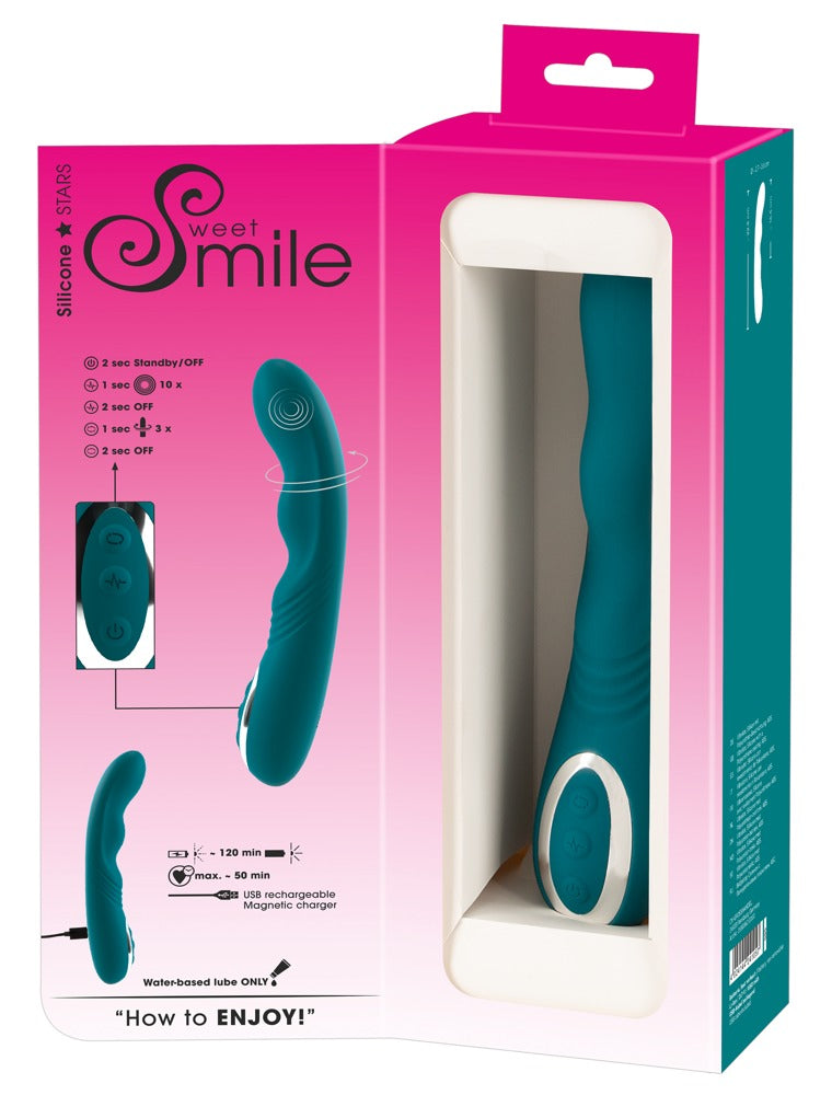 Sweet Smile Rotating Vibrator - Vibrador Punto G con Rotación y 10 Modos