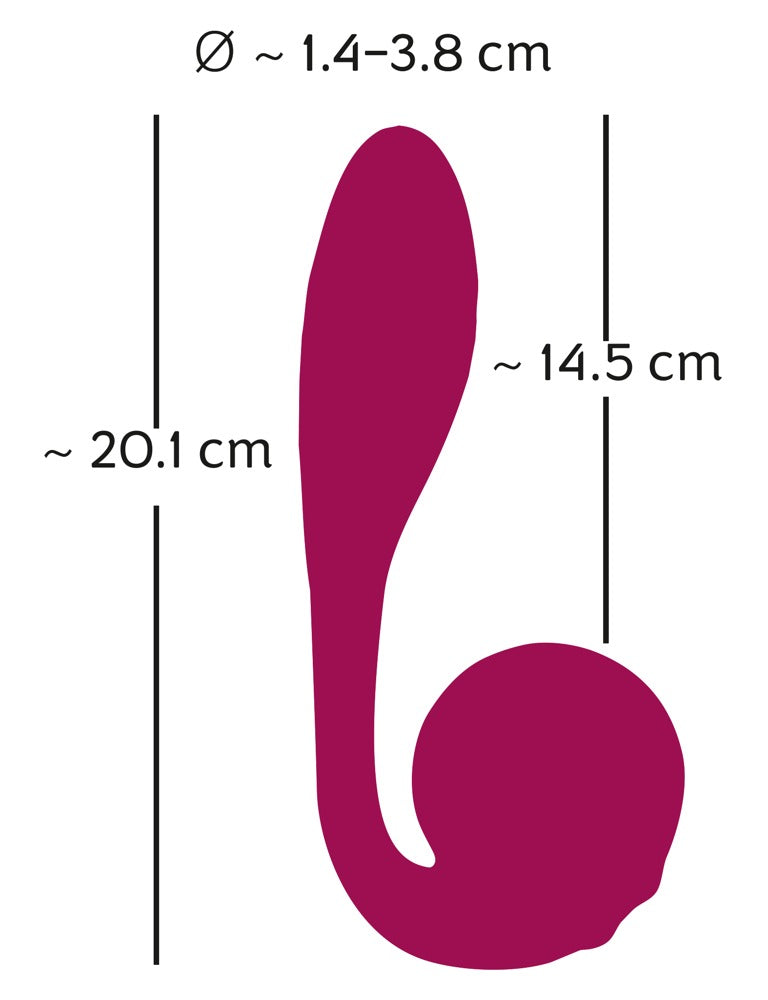 Rose Bendable Vibrator - Vibrador Flexible con Estimulación Dual