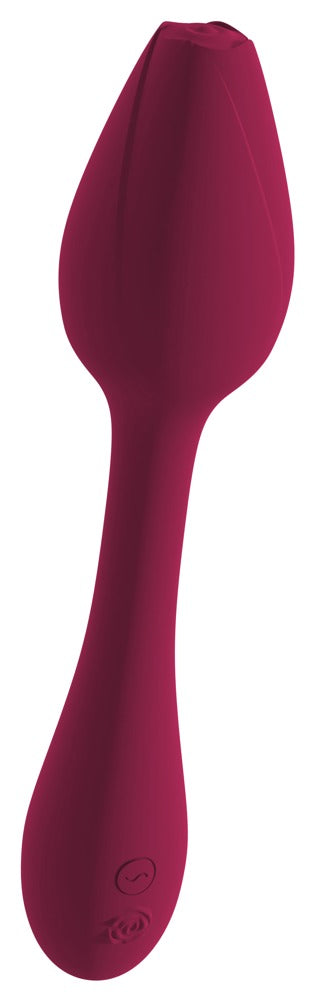 Rose G-Spot Vibrator Rosenrot - Vibrador Punto G Plegable