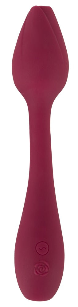 Rose G-Spot Vibrator Rosenrot - Vibrador Punto G Plegable