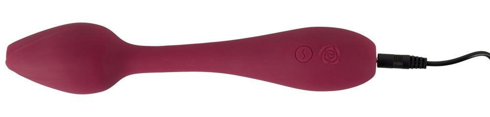 Rose G-Spot Vibrator Rosenrot - Vibrador Punto G Plegable