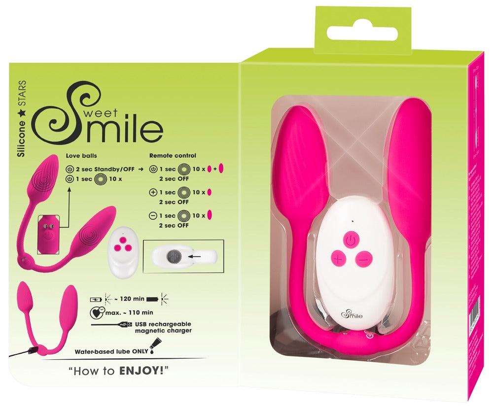 RC Double Pleasure Love Balls - Bolas Chinas Vibrantes con Control Remoto
