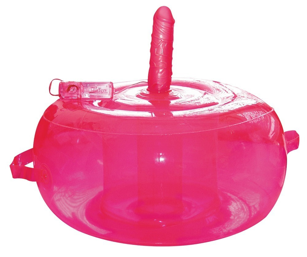 Silvia Saint Love Chair - Silla Inflable Vibratoria Rosa