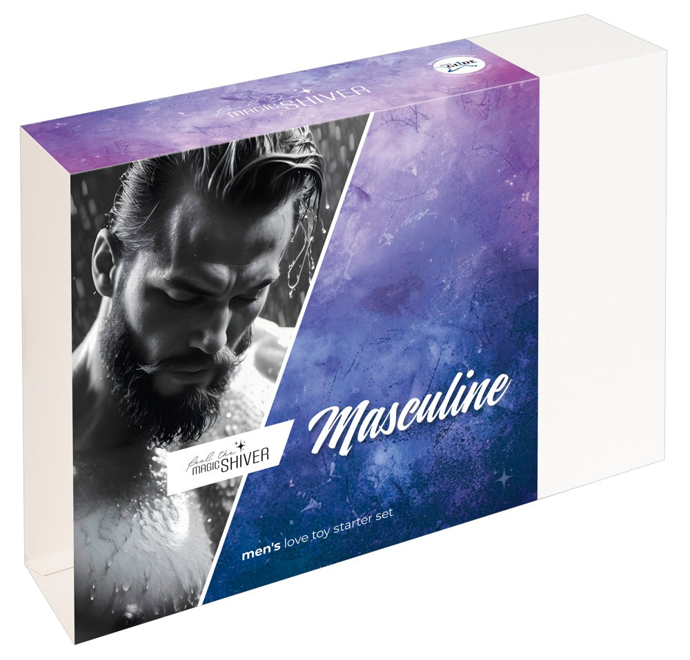 Magic Shiver Masculine - Pack de 4 Juguetes Premium para Hombres