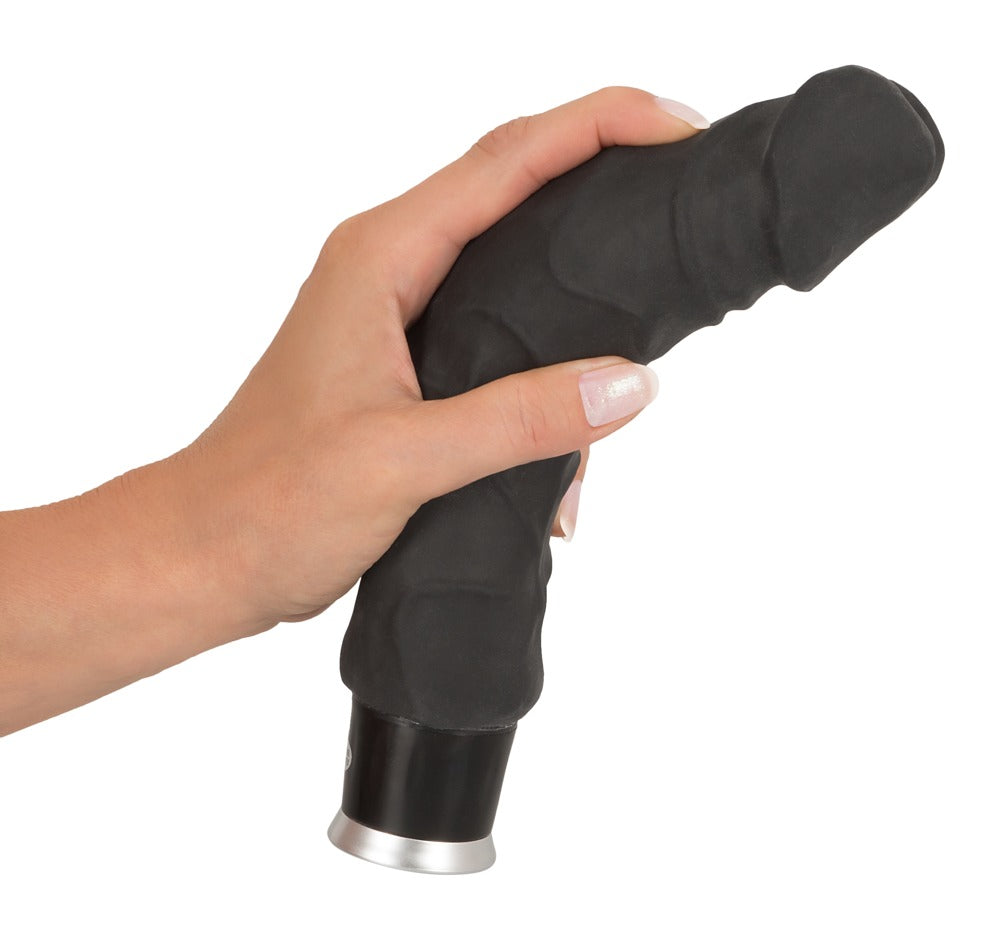 Nature Skin Big Vibe Black - Vibrador Realista