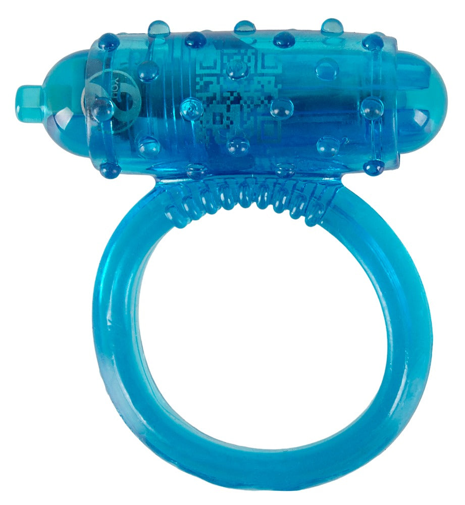 Anillo Vibrador You2Toys Azul con Estimulador de Clítoris