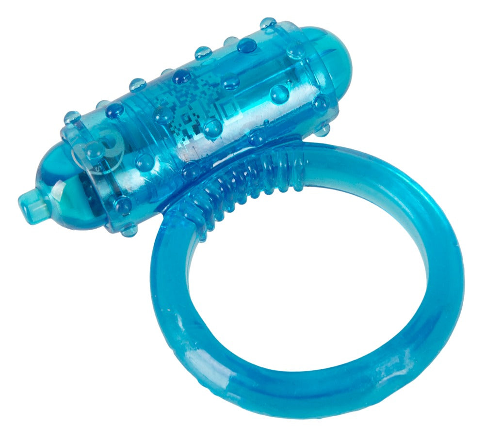 Anillo Vibrador You2Toys Azul con Estimulador de Clítoris