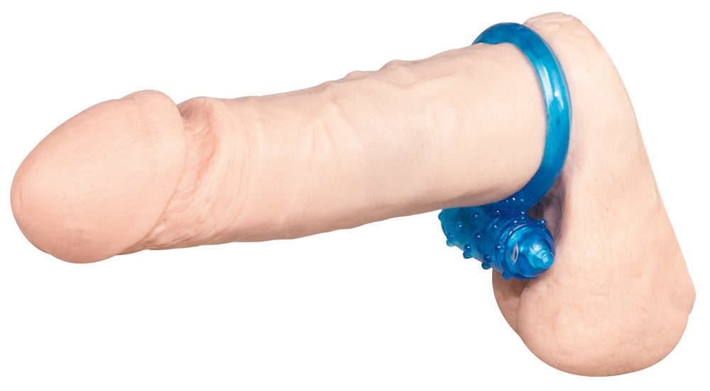 Anillo Vibrador You2Toys Azul con Estimulador de Clítoris