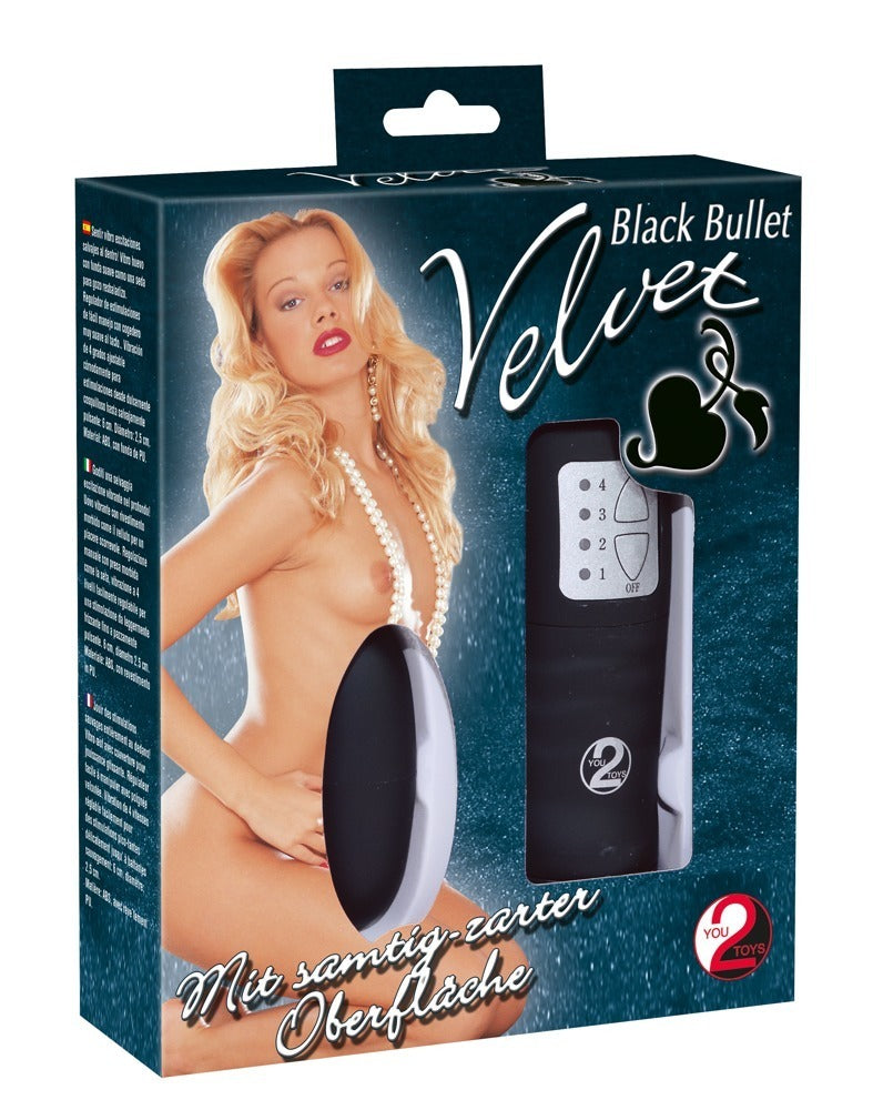 Velvet Black Bullet - Huevo Vibrador You2Toys