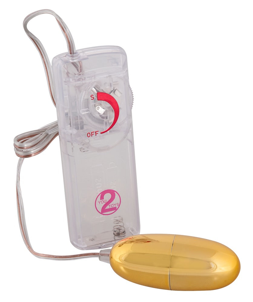 Golden Star Vibro-Bullet You2Toys - Huevo Vibrador Dorado
