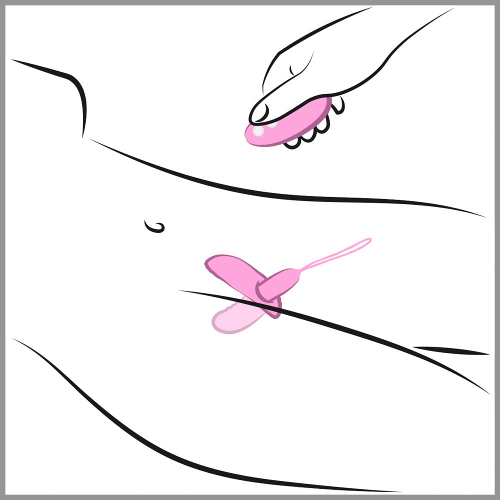 Sweet Smile Shelly RC - Minivibrador con Control Remoto