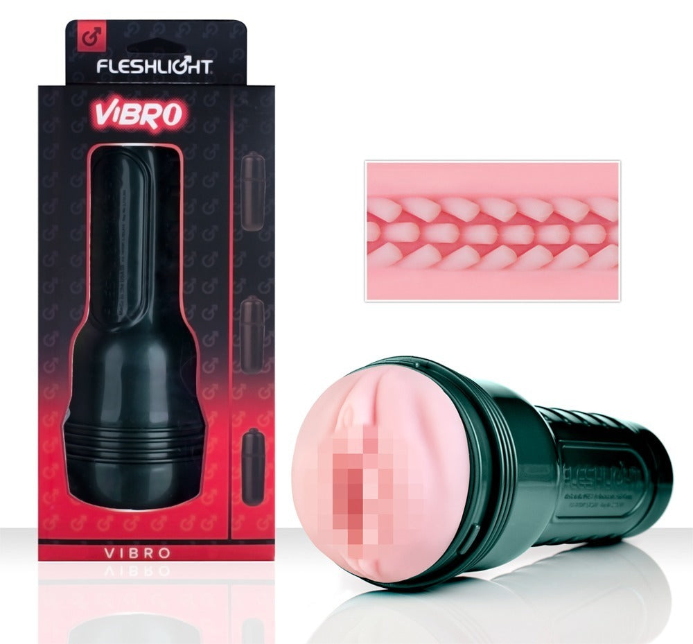 Fleshlight Vibro Pink Lady Touch - Masturbador con Estimulación