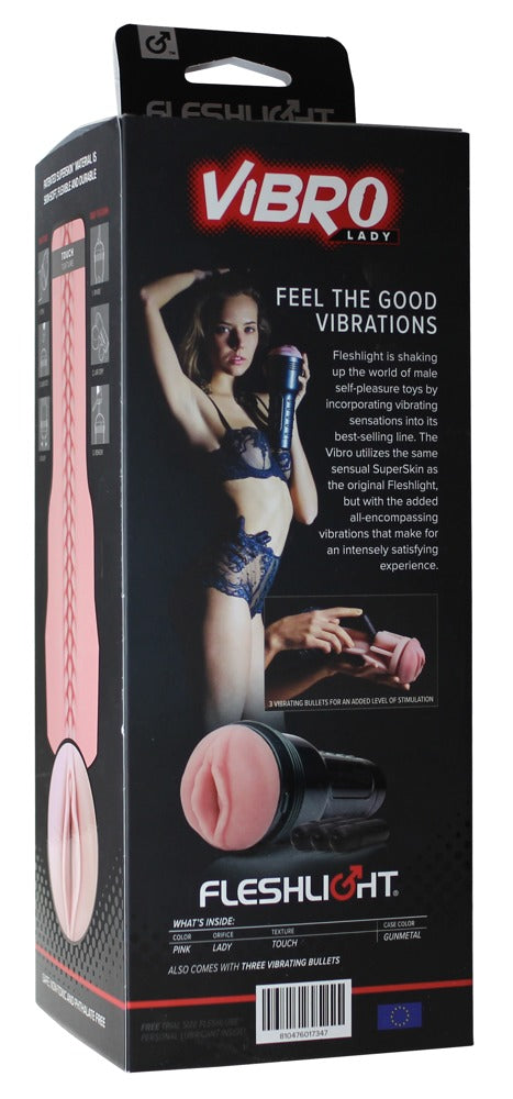 Fleshlight Vibro Pink Lady Touch - Masturbador con Estimulación