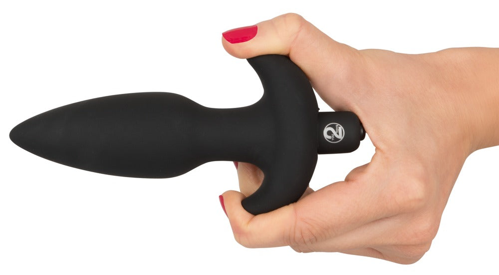 Black Velvet Vibr. Medium Plug - Plug Anal Vibrador de Silicona