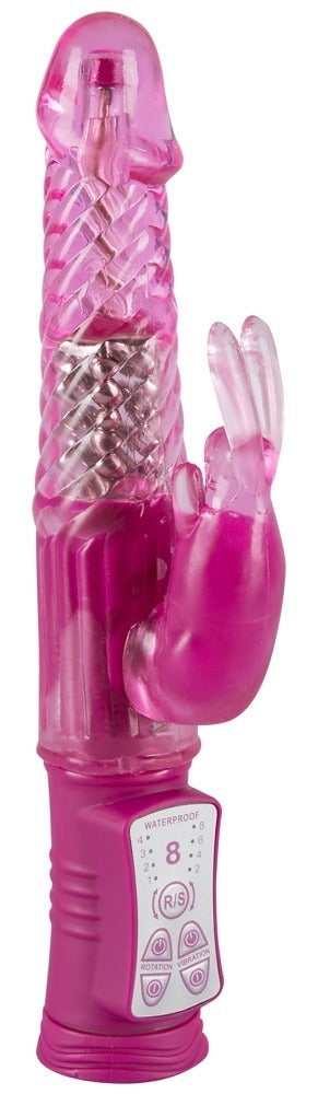 Sugar Babe Purple - Vibrador de Perlas Giratorio con Estimulador de Clítoris