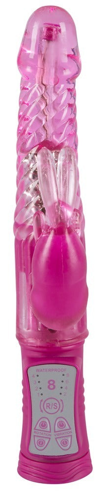 Sugar Babe Purple - Vibrador de Perlas Giratorio con Estimulador de Clítoris