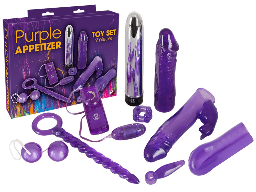 Set Purple Appetizer 9 piezas You2Toys - Colección de Iniciación