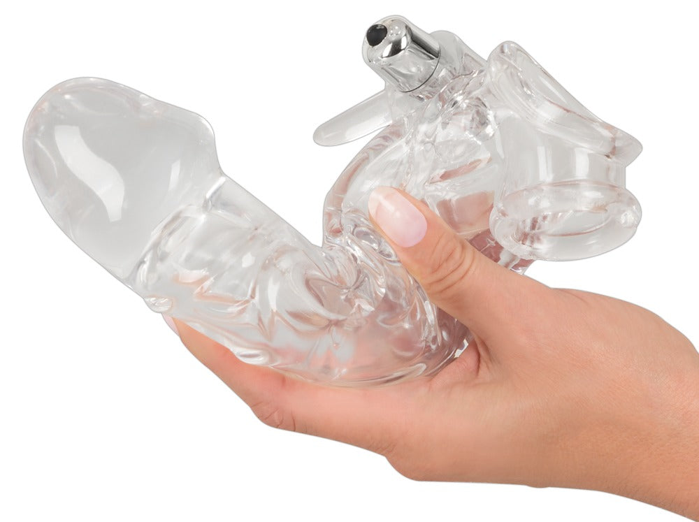 Chrystal Skin Penis Sleeve Vi - Funda Extensora Transparente con Vibración