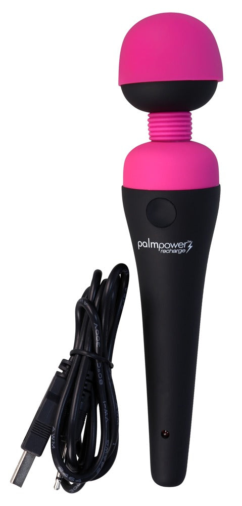 Palmpower Recharge Pink - Masajeador Recargable con 2 Niveles de Vibración