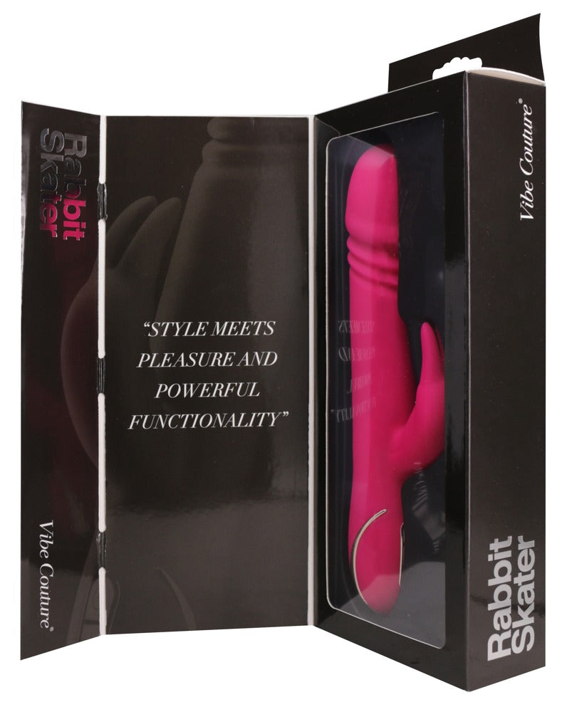 Rabbit Skater Pink - Vibrador Clítoris con Función de Empuje