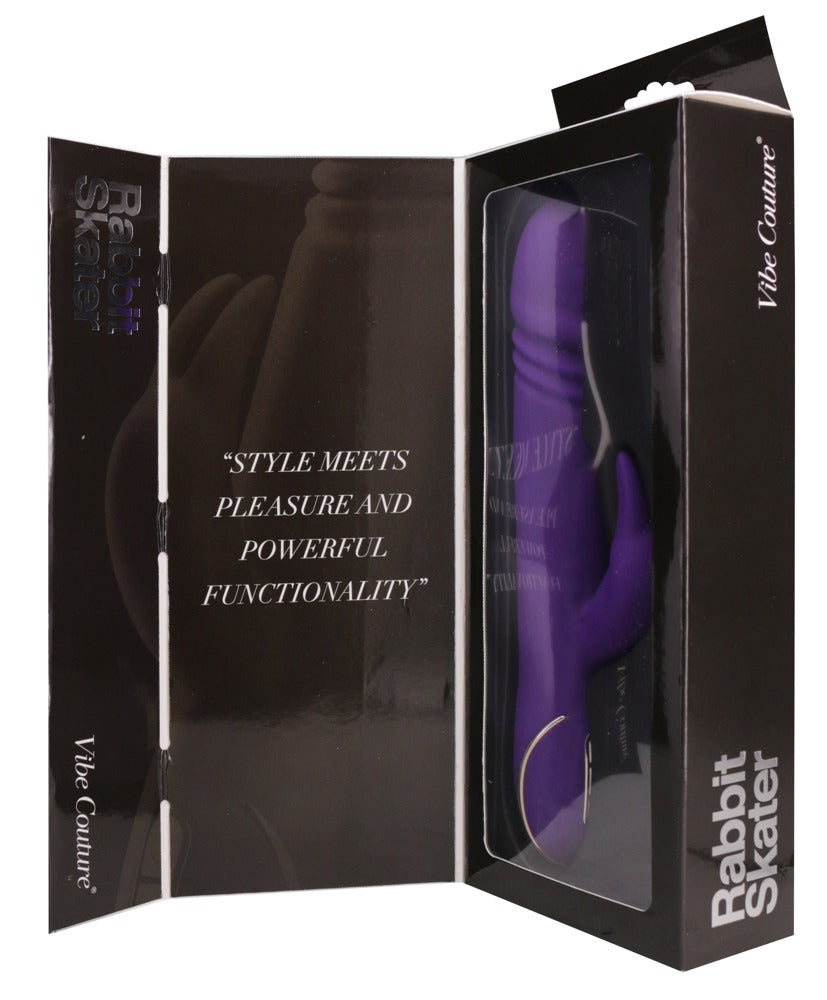 Rabbit Skater Purple - Vibrador Clítoris con Función de Empuje