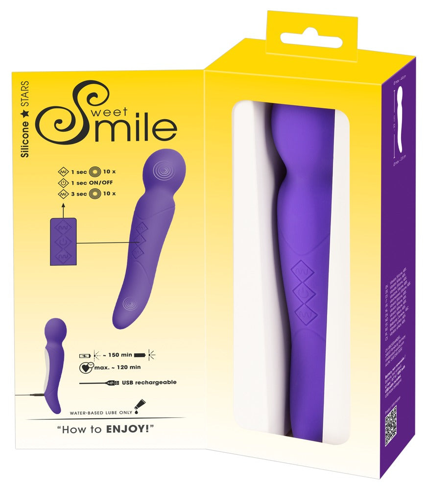 Dual Motor Vibe Recargable - Masajeador Íntimo Sweet Smile